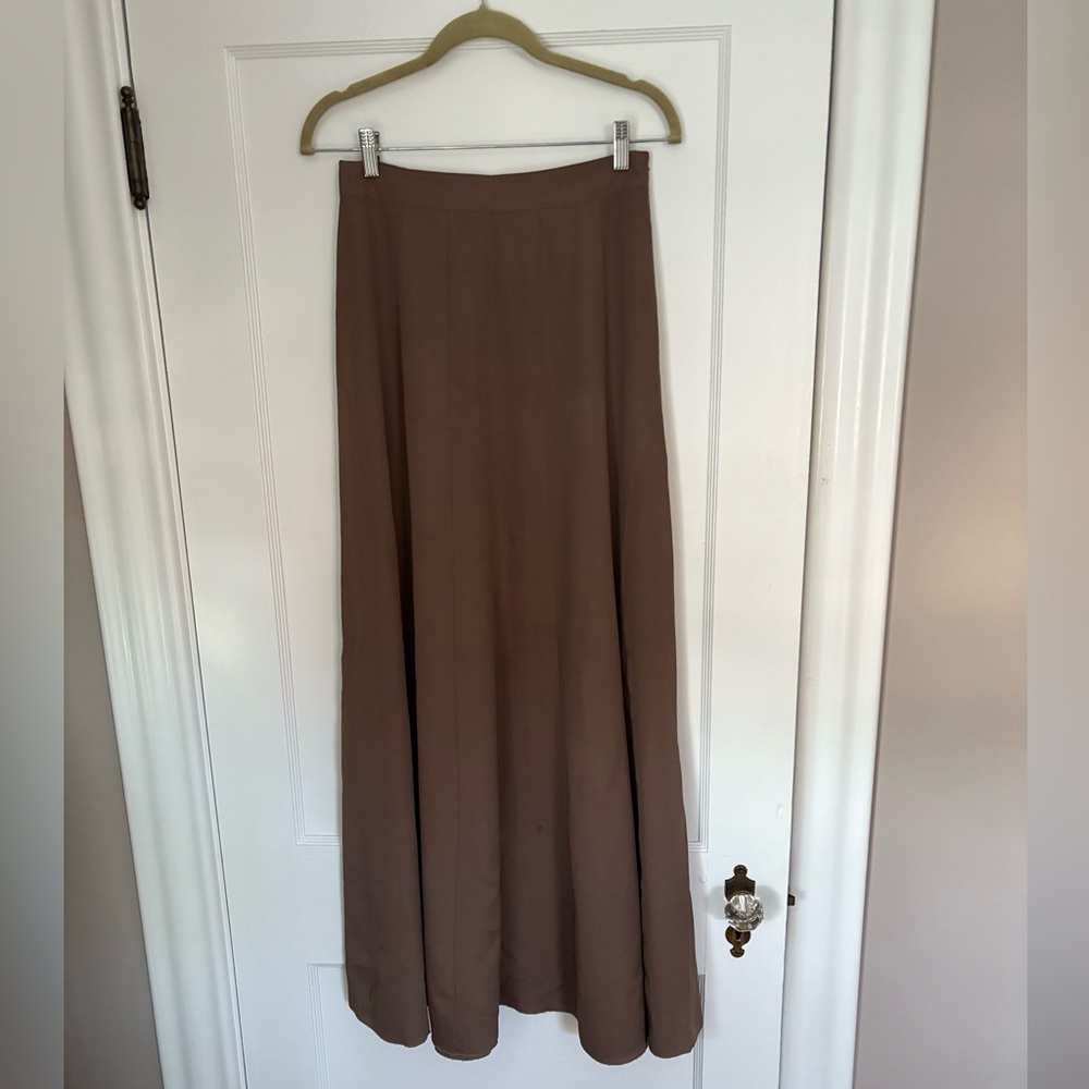 NORDSTROM RACK Brown Lightweight Maxi Skirt